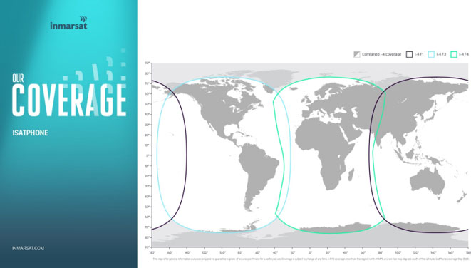 IsatPhone 2 Coverage Map